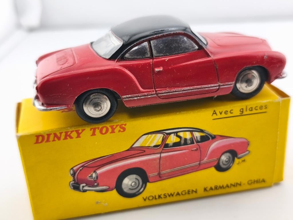 DINKY TOYS FRANKRIJK VOLKSWAGEN KARMANN GHIA REF 24M, Hobby en Vrije tijd, Ophalen of Verzenden, Zo goed als nieuw, Auto, Dinky Toys