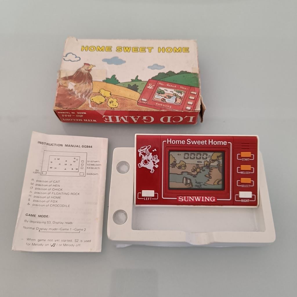 Vintage home sweet home LCD game - Sunwing, Ophalen of Verzenden, Gebruikt