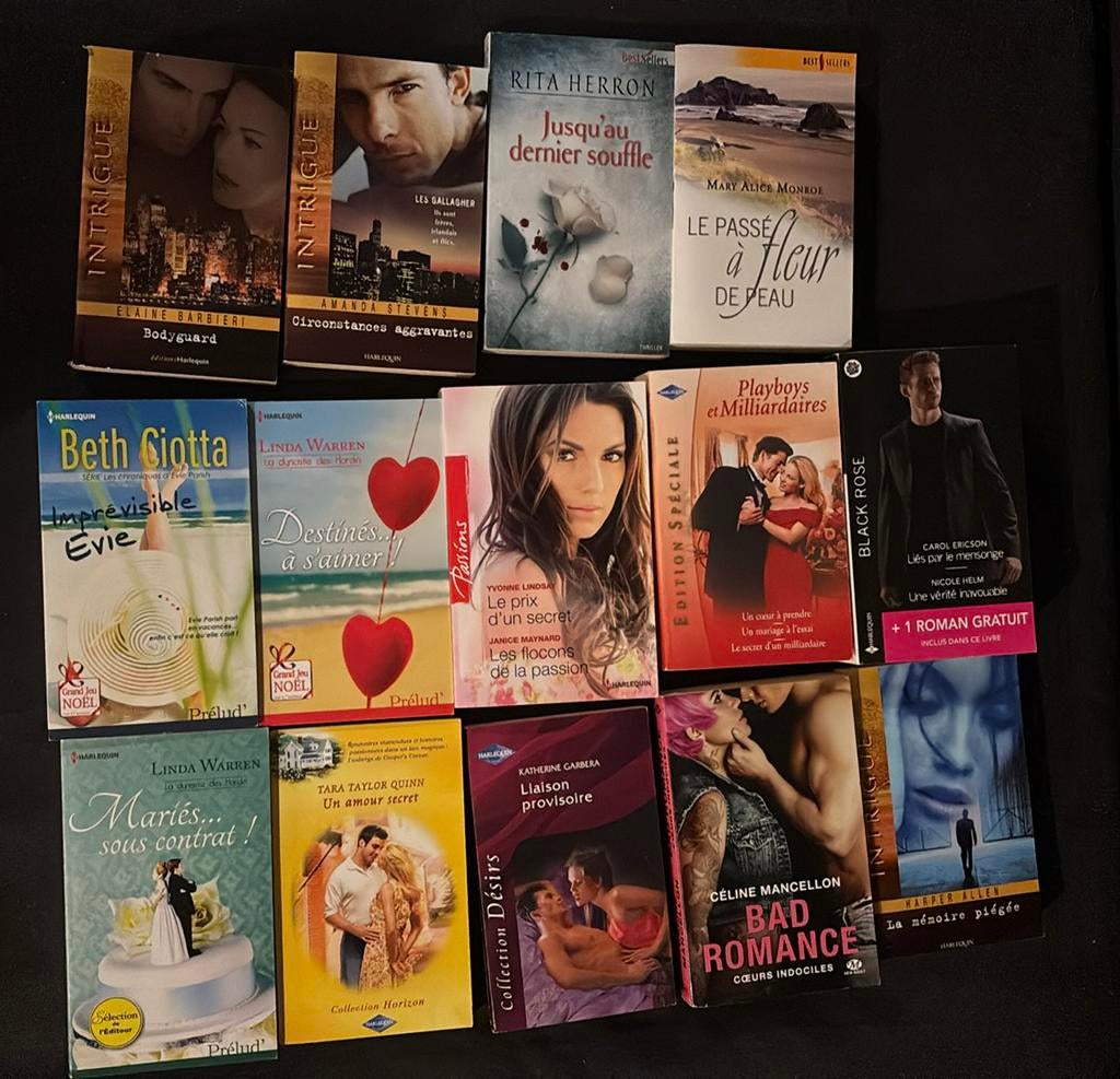 Lot de 14 livres de poche, Boeken, Romans, Gelezen, Ophalen