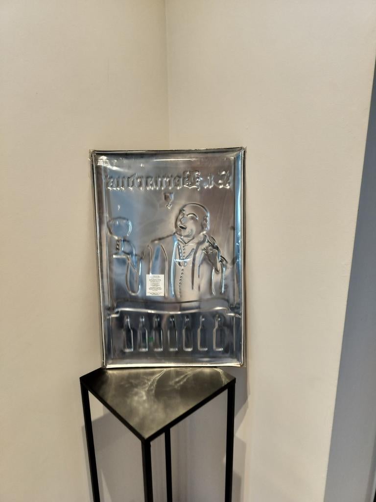 Nieuw metalen reclamebord, Ophalen, Reclamebord