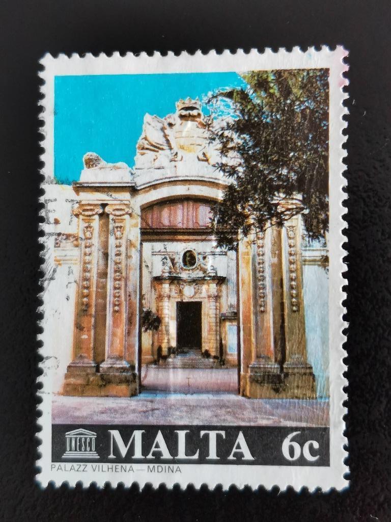 Malta 1980 - Paleis Vilhena (Mdina) - UNESCO, Ophalen of Verzenden, Malta, Gestempeld