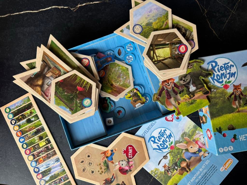 Jeu de plateau Pieter Rabbit, Enlèvement ou Envoi, Comme neuf, Just Games