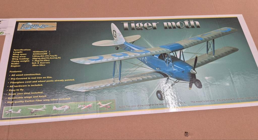 Tiger Moth 235cm, Enlèvement