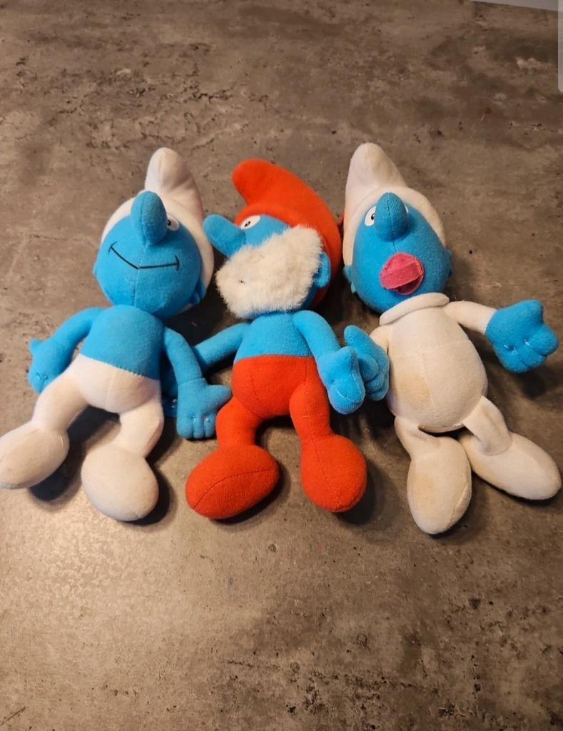 Lot van 3 smurfen, Enlèvement ou Envoi, Comme neuf