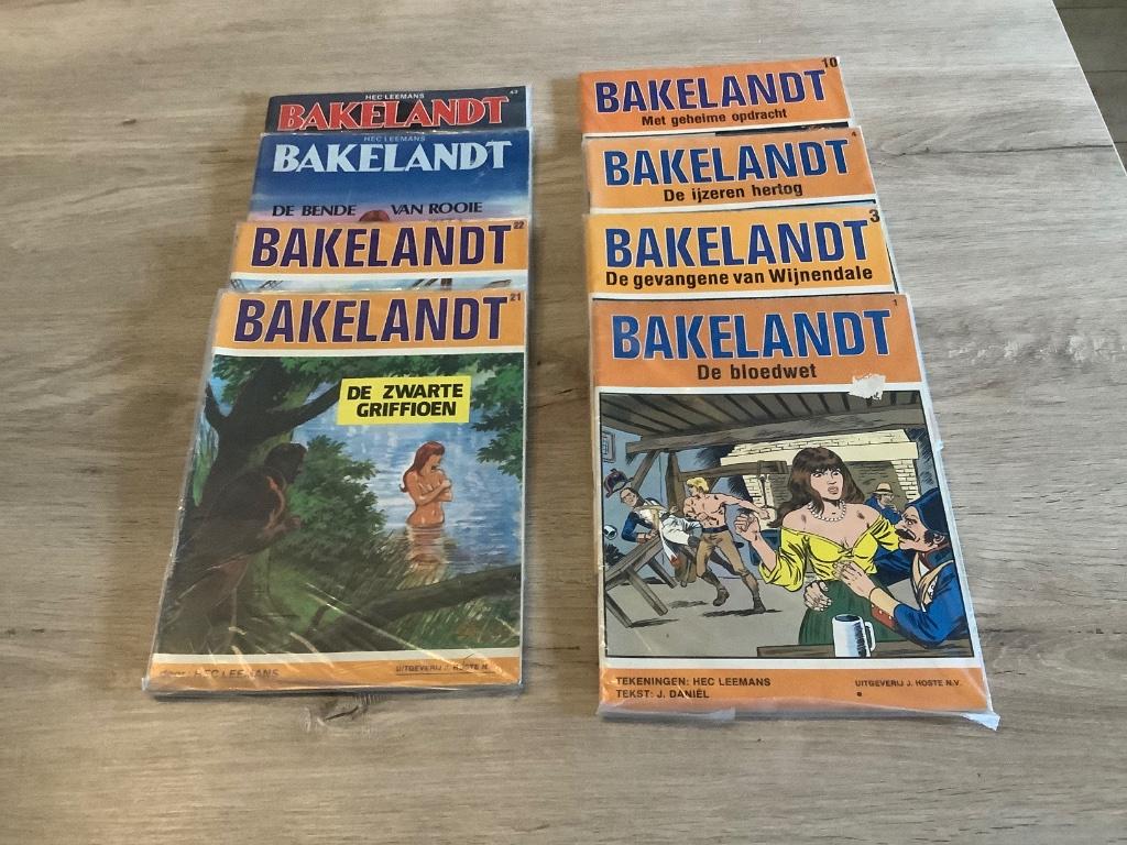 Bakelandt verschillende strips reeks 1 (1978-1989), Boeken, Stripverhalen, Zo goed als nieuw, Meerdere stripboeken, Ophalen of Verzenden