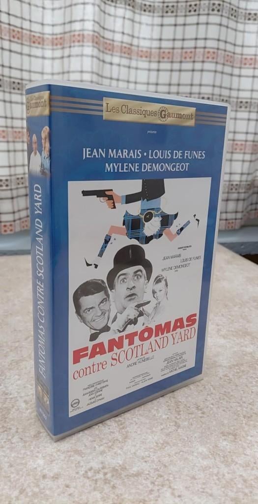 vhs Fantomas contre scotland yard, Ophalen of Verzenden, Zo goed als nieuw