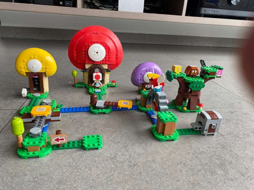 Lego mario set 71368 Toad’s treasure, Ophalen of Verzenden, Zo goed als nieuw, Complete set, Lego
