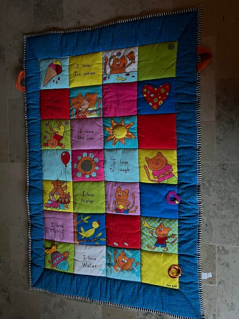 Kleurrijke babymat van 150 cm op 100 cm, merk Tof Toys, Ophalen of Verzenden, Zo goed als nieuw