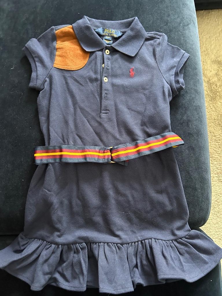 Robe Ralph Lauren bleue marine taille 4 ans - neuve, Enlèvement, Neuf, Ralph Lauren, Fille