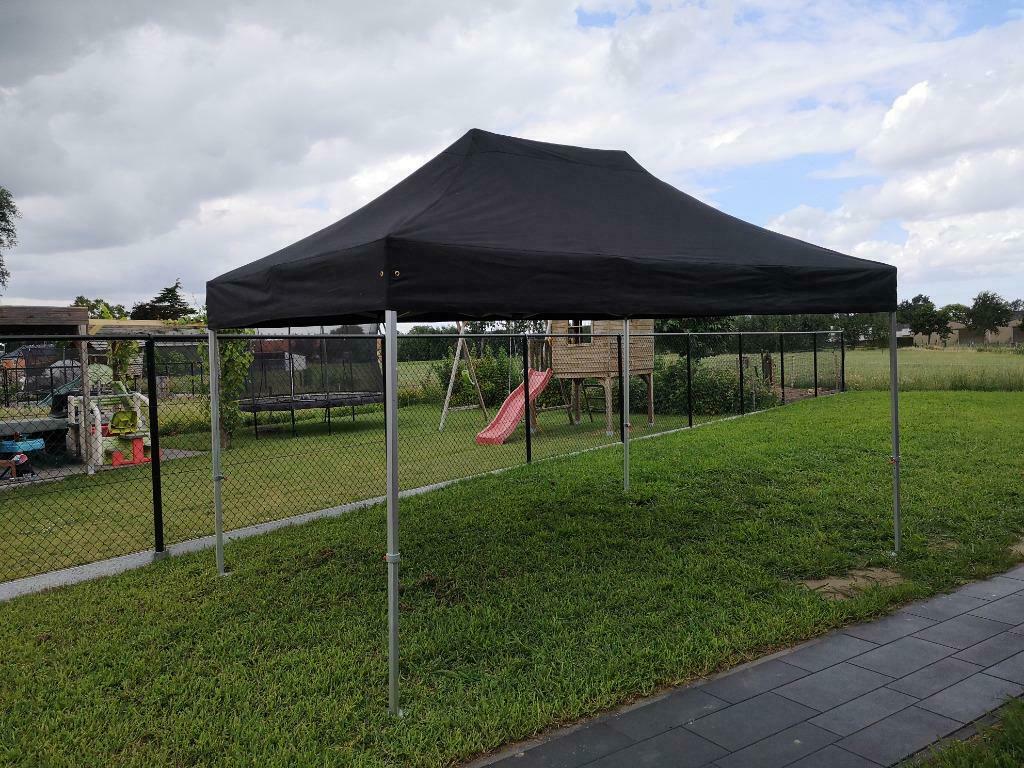 Te huur: stevige plooitent 3mx4,5m, Ophalen, Zo goed als nieuw