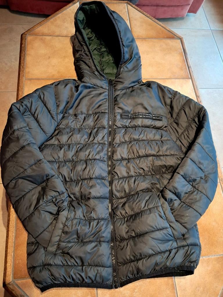 Doudoune noire C&A 164, Garçon, Enlèvement ou Envoi, C& A, Utilisé