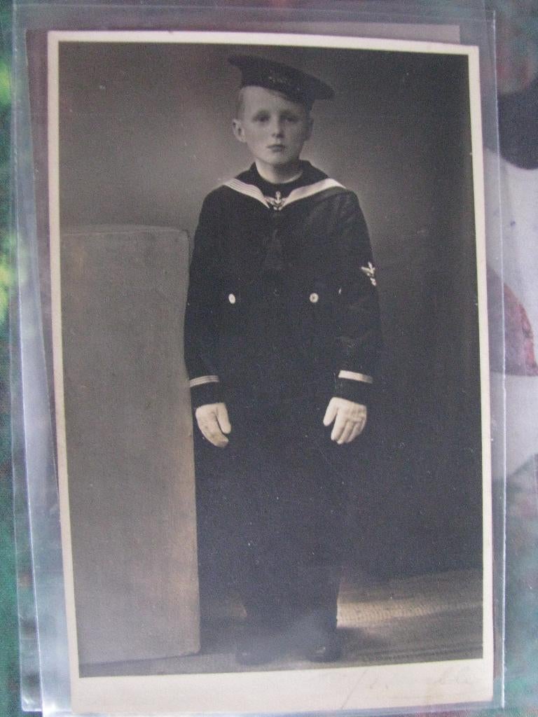 Portrait vintage de communion solennelle, garçon, 1945, Enfant, Enlèvement ou Envoi, Photo, Comme neuf