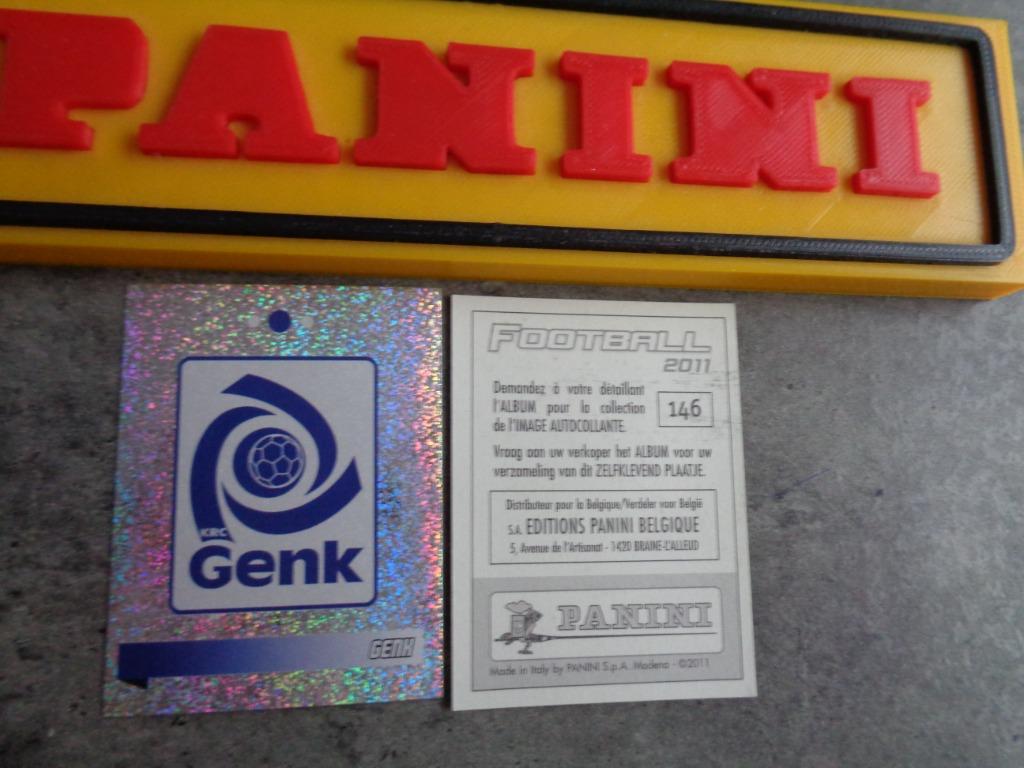 PANINI FOOTBALL 2011 STICKER EMBLEEM RAC GENK voetbal, Verzenden, Sticker
