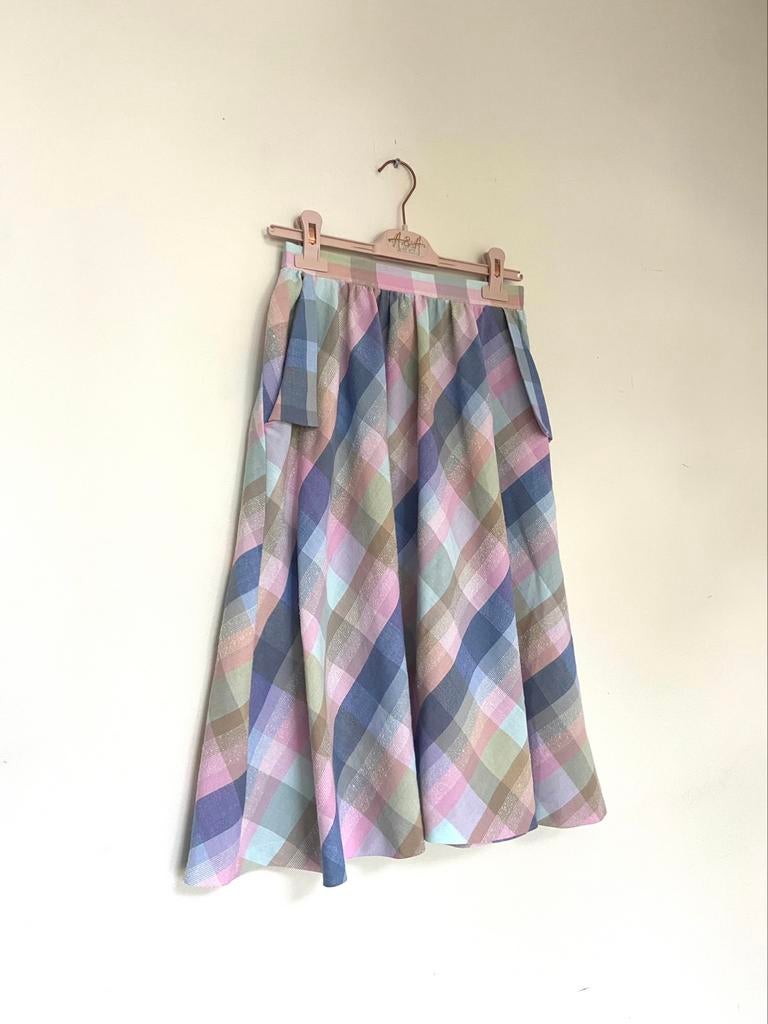 Prachtige A-lijn rok, Ophalen of Verzenden, Maat 38/40 (M), Blauw