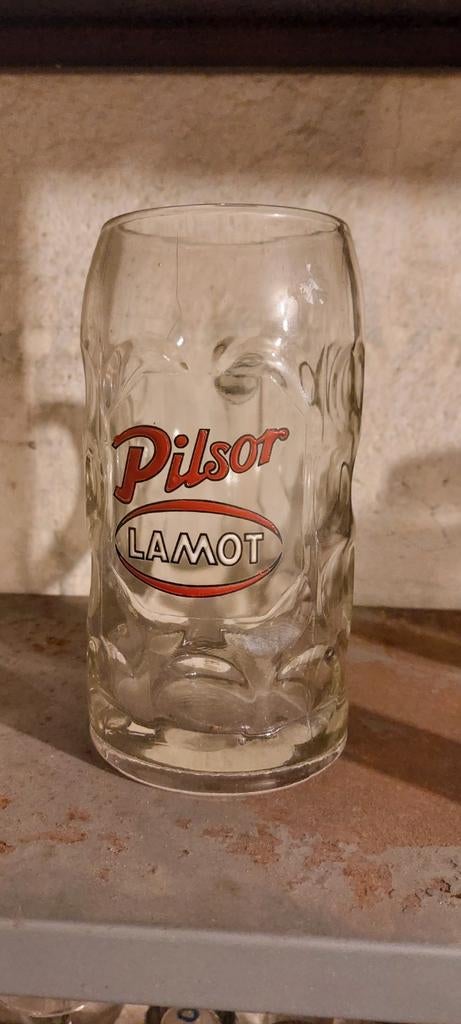 1 Liter pot in Email  Pilsor  Lamot, Verzamelen, Ophalen of Verzenden