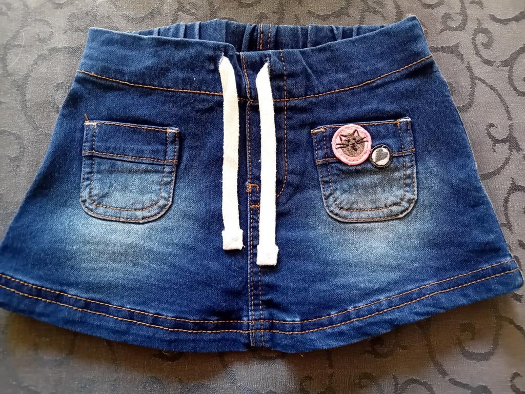 Jeansrok - maat 80, Enfants & Bébés, Vêtements de bébé | Taille 80, Robe ou Jupe, Enlèvement ou Envoi, Comme neuf, Hema
