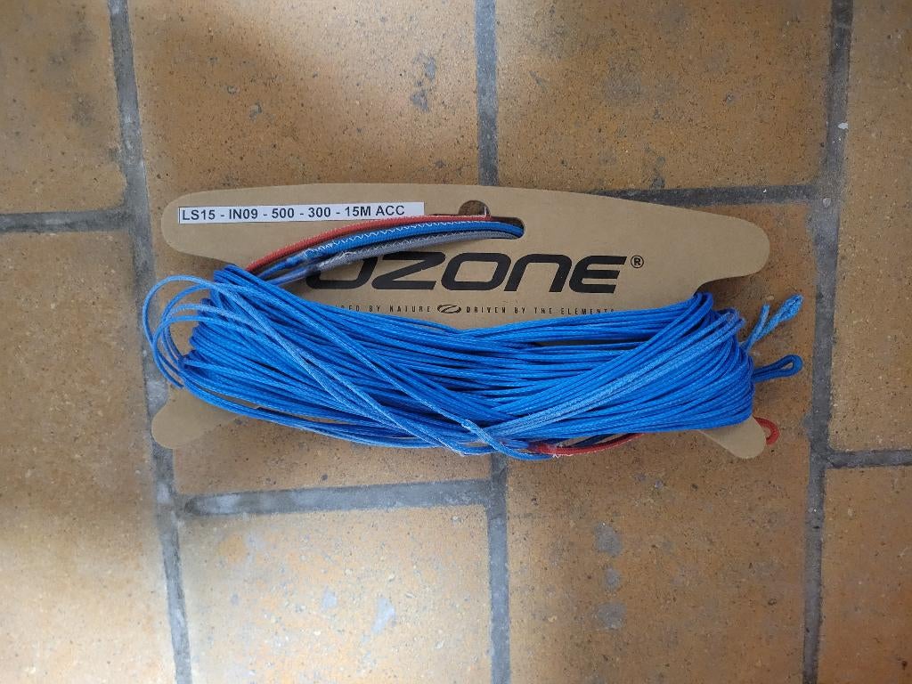 Ozone kitelijnen / kitebar / 1x 21m 1x 15m, Watersport en Boten, Kitesurfen, Ophalen of Verzenden, Zo goed als nieuw, Bar