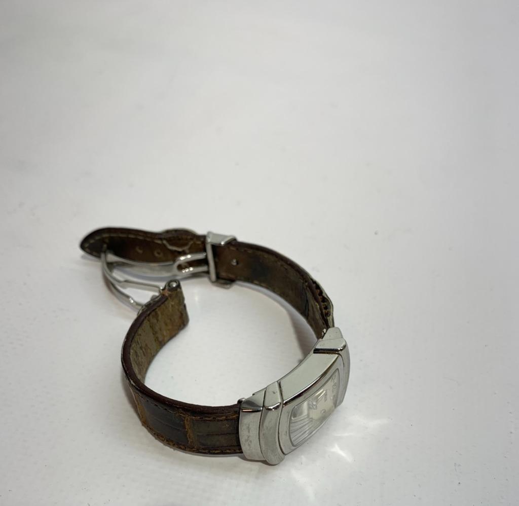 Damiani Vintage Ego Clock with Diamonds, Overige merken, Staal, Met bandje, Polshorloge