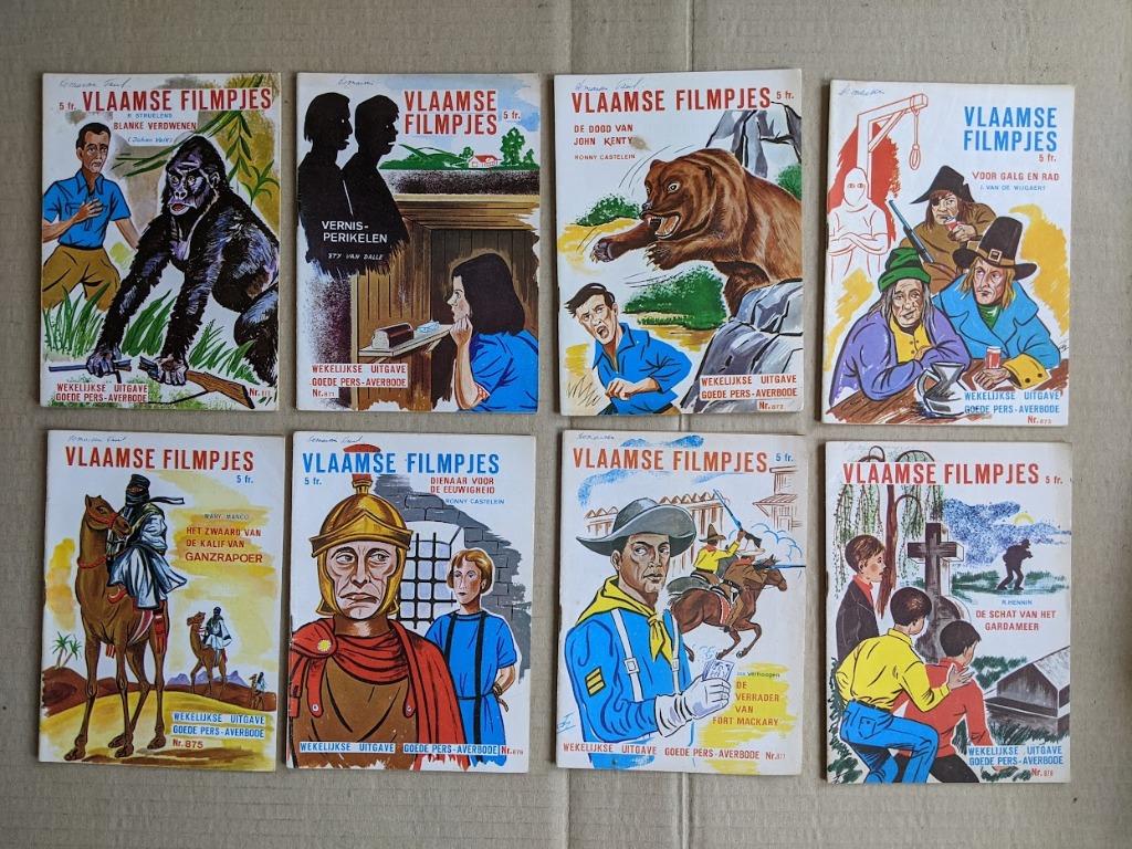 8 Vlaamse Filmpjes uit jaren ’70, Boeken, Kinderboeken | Jeugd | 10 tot 12 jaar, Gelezen, Ophalen of Verzenden