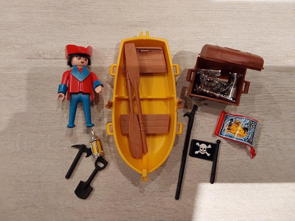 Playmobil vintage piraat met bootje, Kinderen en Baby's, Speelgoed | Playmobil, Ophalen of Verzenden, Zo goed als nieuw