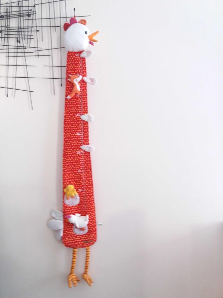 Geboortecadeau Lilliputiens, Ophélie groeimeter 120cm, Ophalen of Verzenden, Zo goed als nieuw, Wanddecoratie