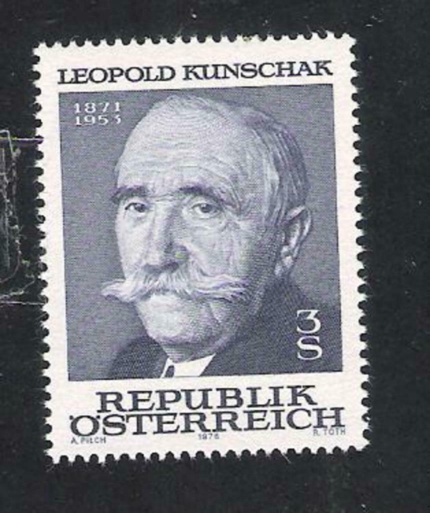 Autriche 1978 Leopold Kun Schakel (dentiste) **, Enlèvement ou Envoi, Non oblitéré