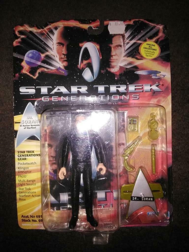 Star Trek Generations Dr Soran, Ophalen of Verzenden, Nieuw, Film, Actiefiguur of Pop