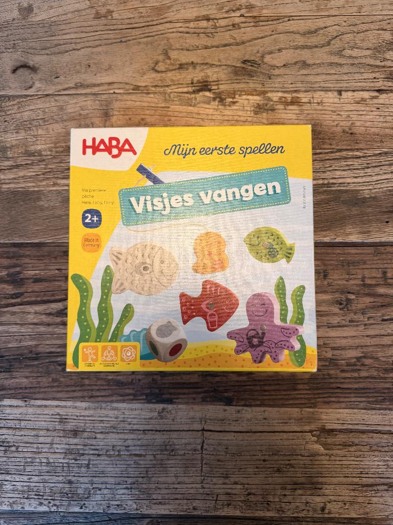 Haba- Mijn eerste spellen - Visjes vangen, Kinderen en Baby's, Speelgoed | Educatief en Creatief, Ophalen, Zo goed als nieuw