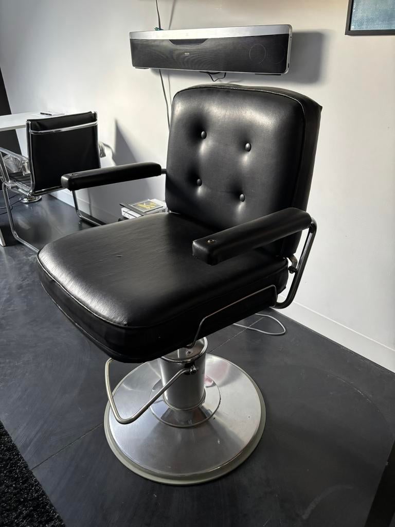 Retro vintage kappersstoel, Antiek en Kunst, Ophalen