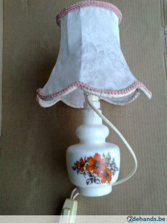 vintage nachtkast lampje, Utilisé