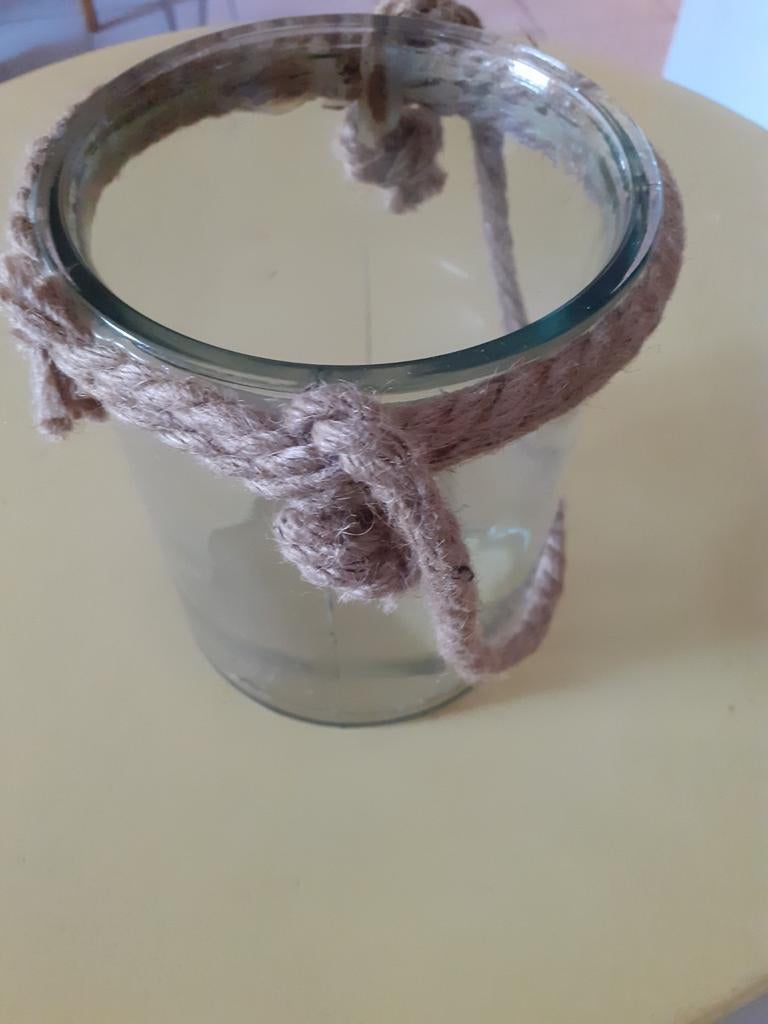 Lampe à vent en verre., Jardin & Terrasse, Enlèvement ou Envoi, Comme neuf