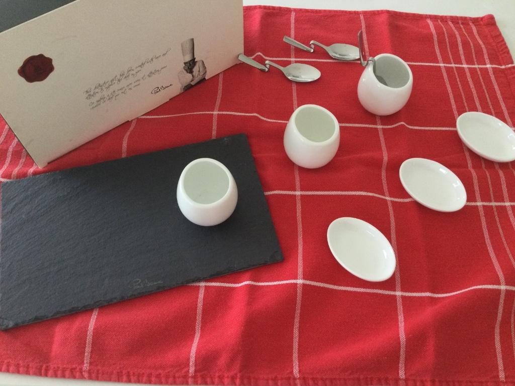 Paul Bocuse set hapjes of tapas organisch japandi giftset, Enlèvement ou Envoi, Neuf, Uni, Tasse(s) et/ou soucoupe(s)