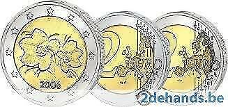 3 X 2 euros Finlande 2004 + 2005 + 2008 hors commerce, Enlèvement ou Envoi, Finlande, 2 euros