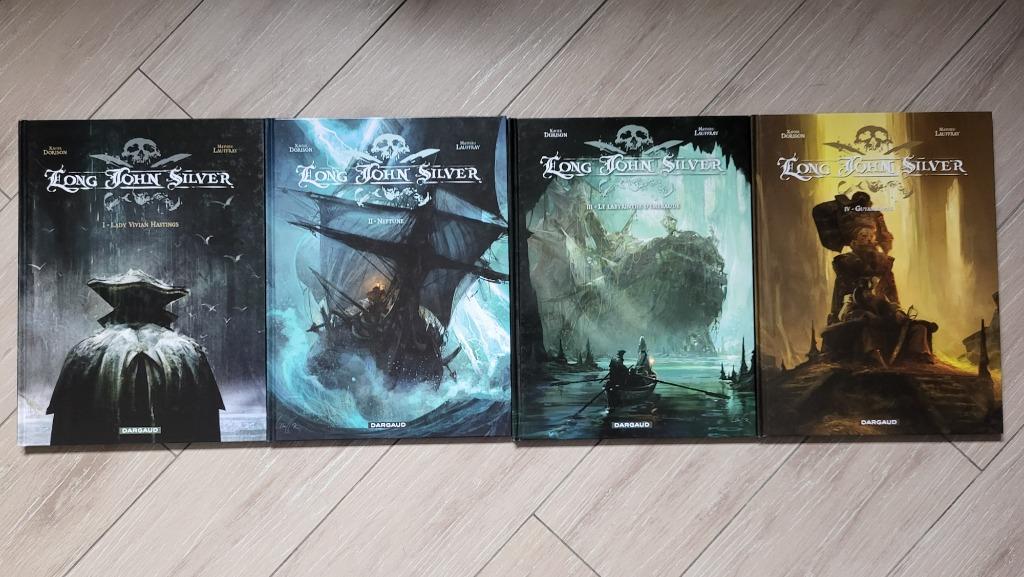 BD Long John Silver 1 Lady 2 Neptune 3 Labyrinthe 4 Guyanaca, Série complète ou Série, Enlèvement ou Envoi, Comme neuf