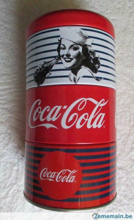 'Coca-Cola' - Boîte Ronde En Métal Divisible, Enlèvement ou Envoi, Neuf