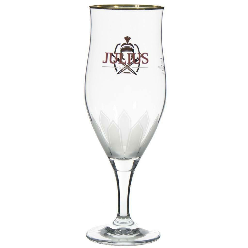 3x Julius bierglazen 33 cl, Verzamelen, Ophalen of Verzenden, Nieuw, Bierglas