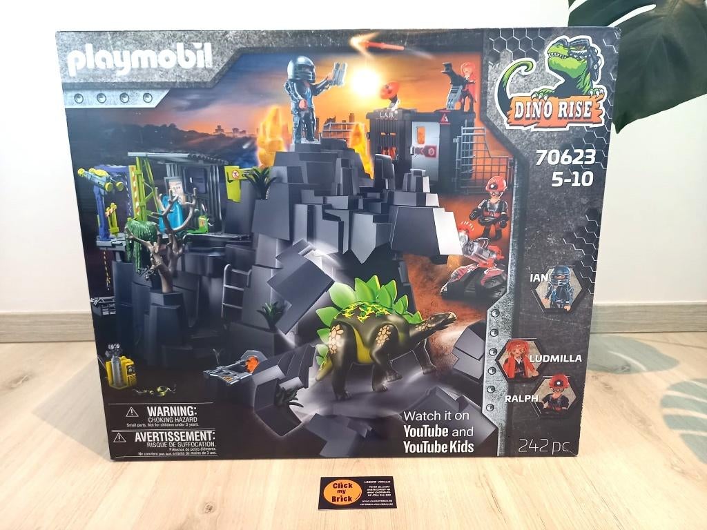 Playmobil - 70623 Dinos Dino Rock - NIEUW & SEALED, Ophalen of Verzenden, Nieuw, Complete set