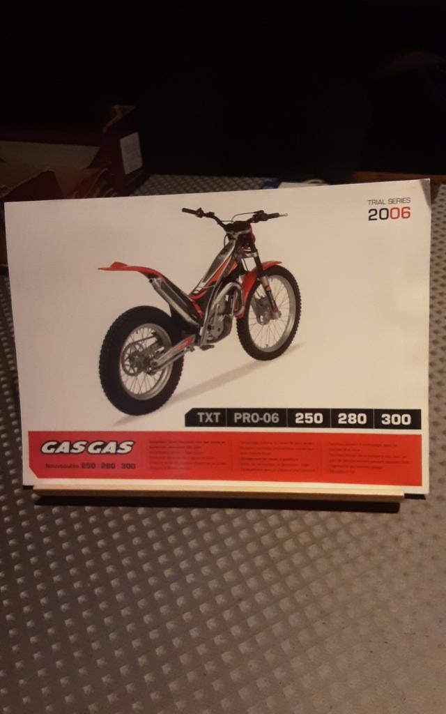 Gas gas txt brochure, Ophalen of Verzenden