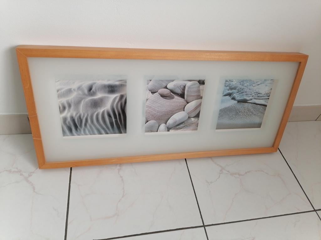 Kader met foto's van de zee, Huis en Inrichting, Ophalen of Verzenden