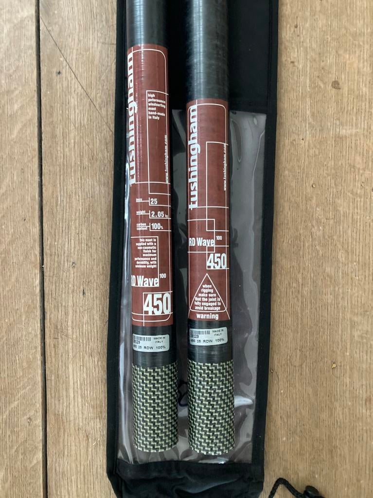 RDM mast 460 FT (Flex Top) 100% carbon, Ophalen, Mast, Met draagtas