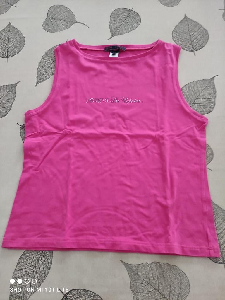Les Copains Jeans T-shirt, Kleding | Dames, Ophalen of Verzenden, Roze, Zonder mouw