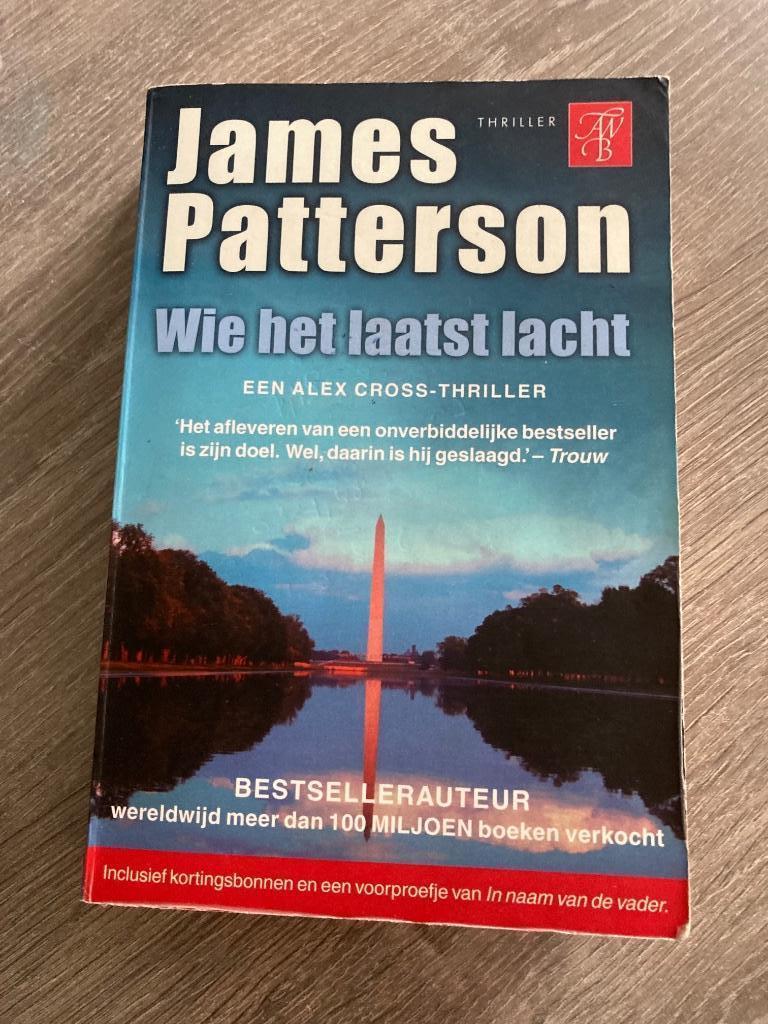 James Patterson. Wie het laatst lacht. In prima staat., Ophalen of Verzenden, Gelezen