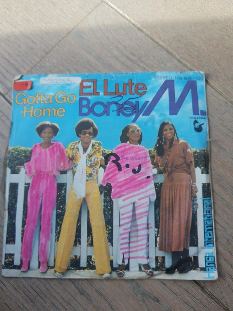 Single Boney M. : Gotta go home, Ophalen of Verzenden, Zo goed als nieuw