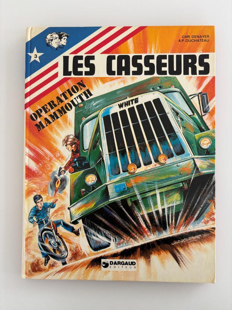 Duchateau Denayer Les Casseurs Opération Mammouth EO 1978, Enlèvement ou Envoi, Une BD, Utilisé, Denayer Duchateau