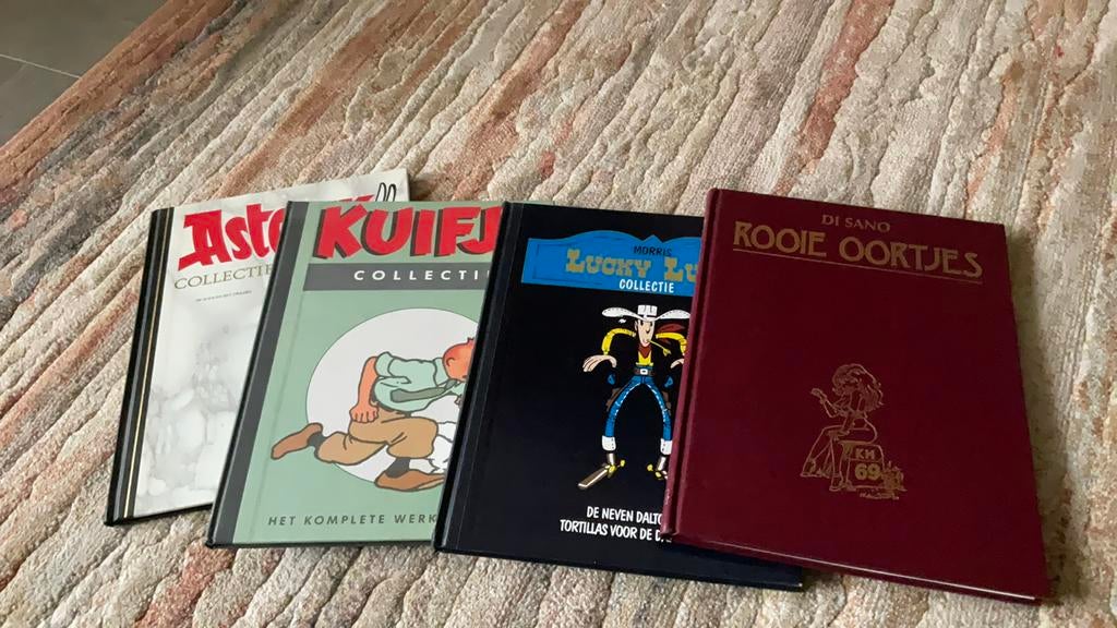 Rooie oortjes ,Kuifje,daltons, lucky Luke , Asterix:, Ophalen of Verzenden, Overige figuren, Zo goed als nieuw