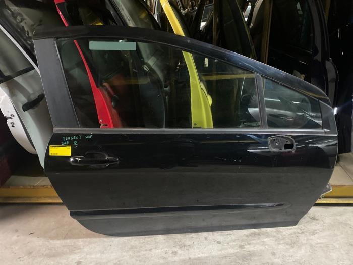 Portier 2Deurs rechts van een Peugeot 308 (KVT), Gebruikt, Deur, Ophalen of Verzenden, Peugeot