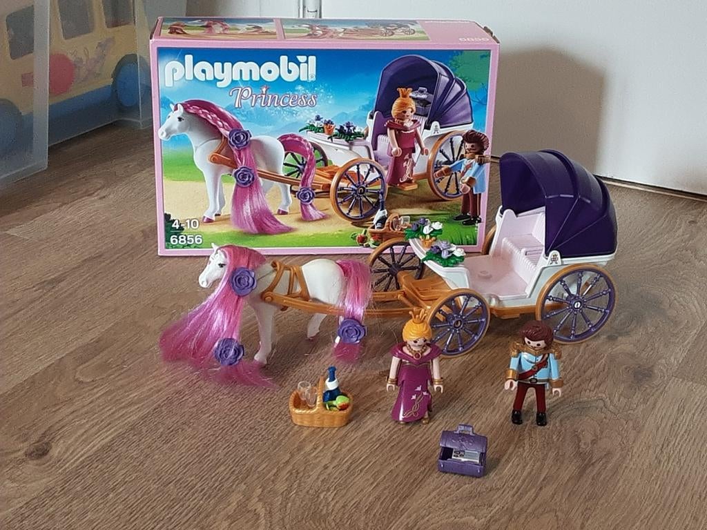 Playmobil 6856 Princess koninklijke koets, Kinderen en Baby's, Speelgoed | Playmobil, Ophalen, Zo goed als nieuw