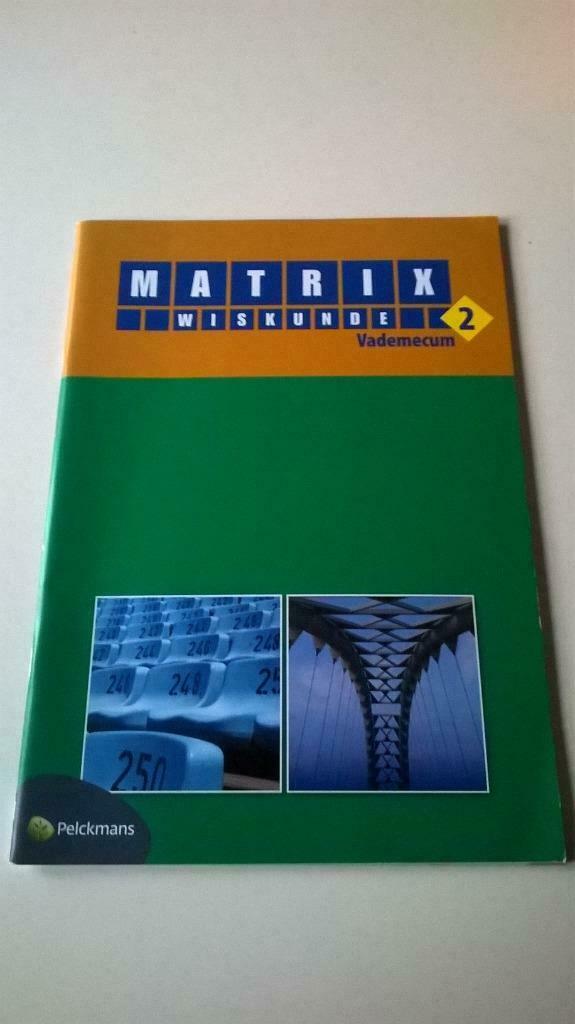 Matrix Wiskunde 2 Vademecum, Livres, Enlèvement, Comme neuf, Mathématiques A