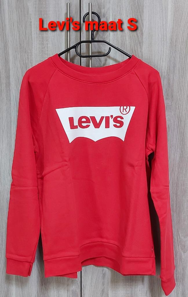 Levi's trui rood maat S, Ophalen of Verzenden, Zo goed als nieuw, Maat 36 (S), Levis