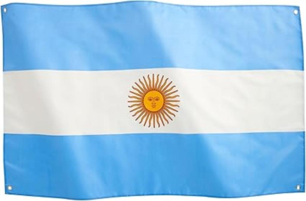 Drapeau national argentin | 91 x 152 cm | Nouveau, Divers, Drapeaux & Banderoles, Neuf, -, -, Runesol